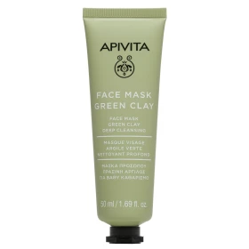 Apivita Face Mask with Green Clay (Deep Cleansing) …