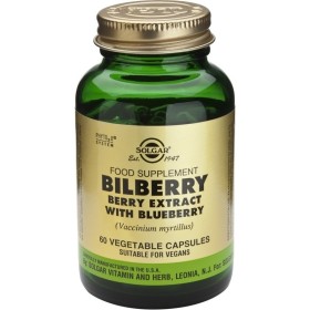 SOLGAR SFP BILBERRY BERRY EXTRACT VEGICAPS 60S