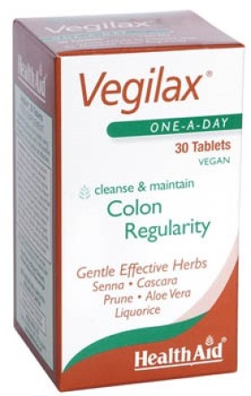 HEALTH AID VEGILAX TABLETS 30'S -NEA SYNTHESIS