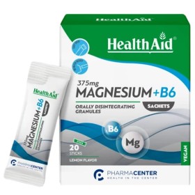Health Aid Magnesium & B6 Sachets Γεύση Λεμόνι 20 &hellip;
