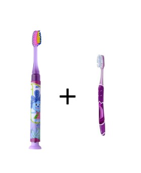 Gum Set 903Μ2 Παιδική Οδοντόβουρτσα Light up Μωβ 1 &hellip;