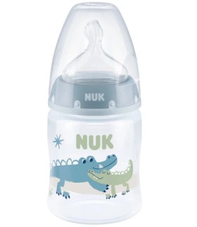 Nuk First Choice+ Μπιμπερό Με Θηλή Σιλικόνης M Μπλ …