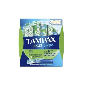 Tampax Compak Pearl Super 72τμχ