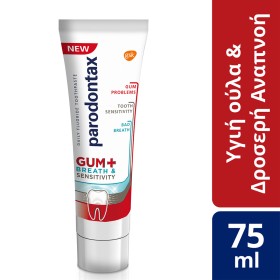 Parodontax Toothpaste Gum + Breath & Sensitive 75m…