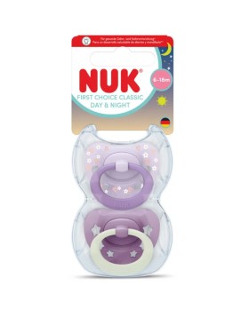 Nuk First Choice Classic Πιπίλες Day & Night Σιλικ &hellip;