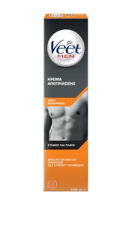 Veet For Men Αποτριχωτική Κρέμα για Ξηρή Επιδερμίδ …