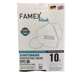 Famex Mask Μάσκες Υψηλής Προστασίας Λευκή FFP2 NR …