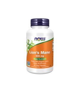 Now Foods Lions Mane 500MG Super Mushroom 60VCaps