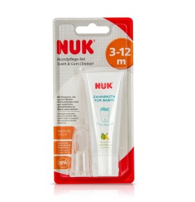 Nuk Tooth & Gum Cleanser Σετ Στοματικής Υγιεινής γ …