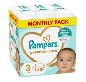 Pampers Premium Care Μέγεθος 3 Monthly Pack (6-10k …