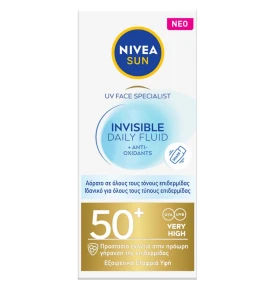 Nivea Sun Face Invisible Daily Fluid SPF50+ Αντηλι …