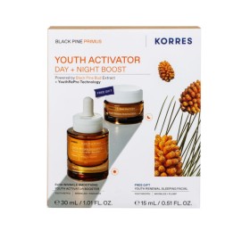 Korres Set Black Pine Primus 6xHA Wrinkle Smoothin …