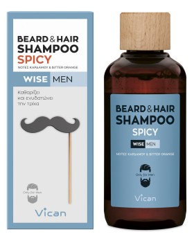 Vican Wise Men Beard & Hair Shampoo Spicy 200ml