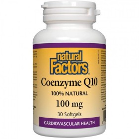 Natural Factors Coenzyme Q10 100mg 30 Softgels
