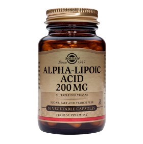 Solgar Alpha Lipoic Acid 200mg 50Vcaps