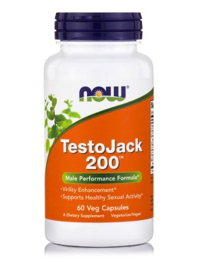 Now Foods Testo Jack 200, 60 Veg.Caps.