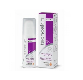 Tecnoskin Total Beauty Face Cream Tinded Medium SP …