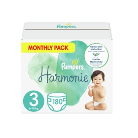 Pampers Harmonie Value Pack Νο3 (6-10kg) 180τμχ