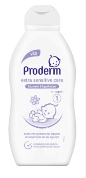 Proderm Extra Sensitive Care 0-12 months No1 Shampoo…