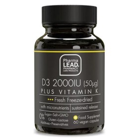 Pharmalead Black Range D3 2000IU Plus Vitamin K 60 …