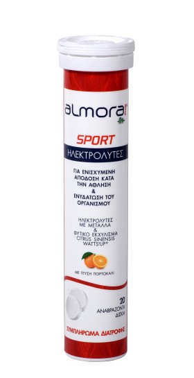 Almora Plus Sport για αθλητές- Ηλεκτρολύτες με ασβ &hellip;