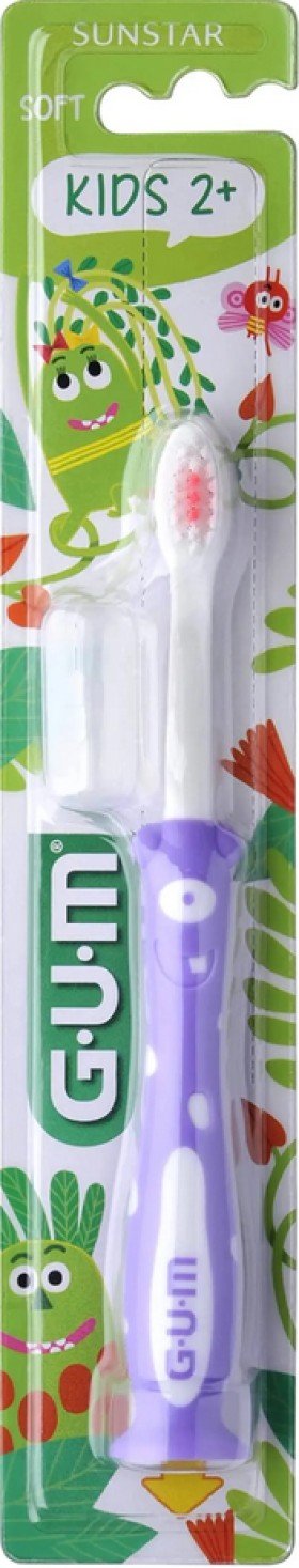 Gum 901 Kids Monsters Μωβ Παιδική Οδοντόβουρτσα 2+ …