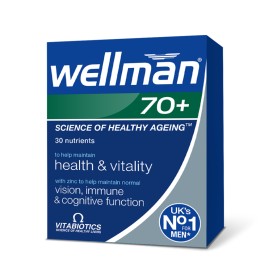 Vitabiotics Wellman 70+ 30 tabs