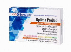 Viogenesis Optima ProBac 22 billion 30 enteric coa &hellip;