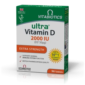 Vitabiotics Ultra Vitamin D 2000 IU D3 50mg 96tabs