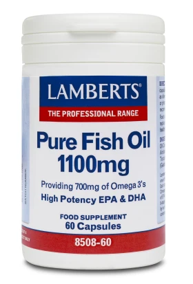 LAMBERTS PURE FISH OIL 1100MG 60CAPS