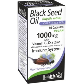 Health Aid Black Seed Oil 1000mg 60Caps