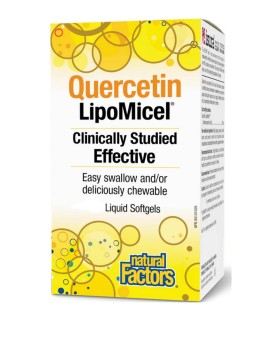 Natural Factors Quercetin LipoMicel 60 Liquid Soft …
