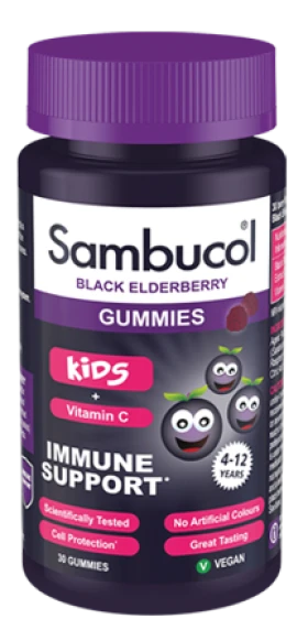 Sambucol Black Elderberry Kids + Vitamin C Παιδικέ …