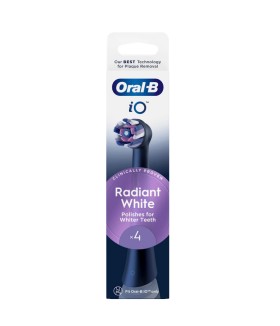 Oral-B iO Radiant White Ανταλλακτικές Κεφαλές 4τμχ