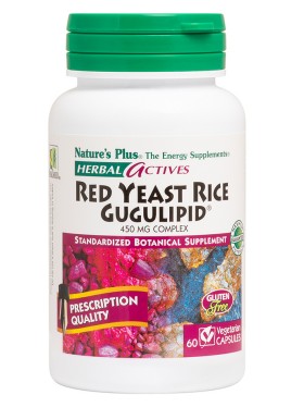 Nature's Plus RED YEAST RICE/GUGULIPID 450MG 60VCA …