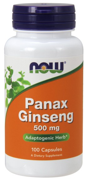 Now Foods Panax Ginseng 500mg 100caps