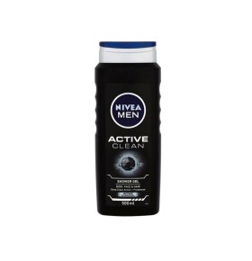Nivea Men Shower Gel Active Clean 3in1 Ανδρικό Αφρ …