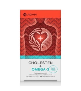 Agan Cholesten 30vegicaps + Omega 3 30softgels 1τμ …