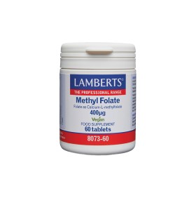 Lamberts Folate (as Merthyl Folate) 400mcg 60tabs