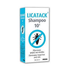 Licatack Shampoo 10' Aντιφθειρικό Σαμπουάν 100ml