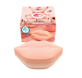 Kocostar Peach Duoduo Lip Scrub & Lip Oil in Cream …