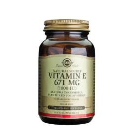 SOLGAR VITAMIN E 1000 IU SOFTGELS 100CAP