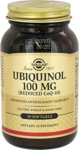 Solgar Ubiquinol 100mg Συνένζυμο Q10 50 Softgels