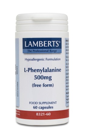 LAMBERTS L-PHENYLALANINE 60CAPS