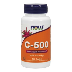Now Foods C-500 with Rose Hips 100tabs