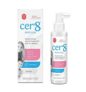 Vican Cer'8 Anti-Lice Prevention Spray 150ml
