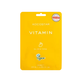 Kocostar Vitamin Face Mask Εμποτισμένη Μάσκα Αναζω …