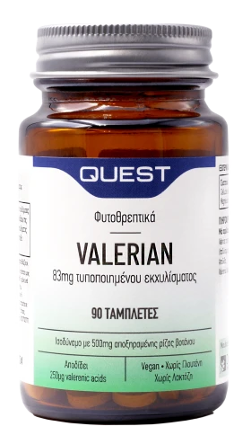 QUEST VALERIAN 83mg 90TABS