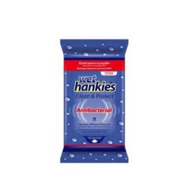 Mega Wet Hankies Μαντηλάκια αντιβακτηριδιακά με αι …