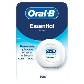 Oral-B Essential Floss Κηρωμένο Οδοντικό Νήμα 50m